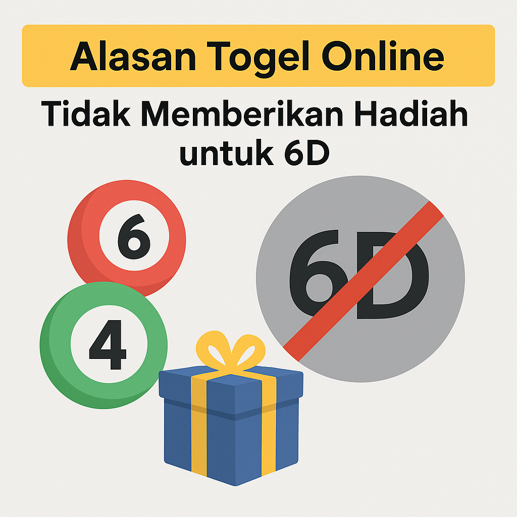 Alasan Togel Online Tidak Memberikan Hadiah untuk 6D